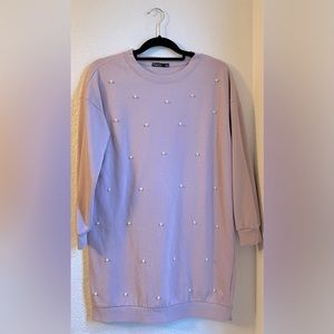 Solutions Long Sleeve Pearl Sweater